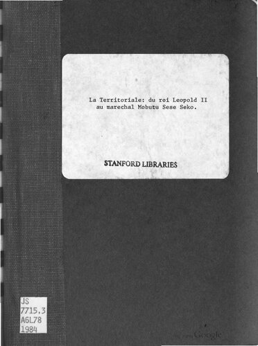 ﻿قلمرو: از شاه لئوپولد دوم تا مارشال موبوتو سسه سکو