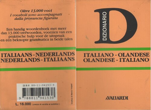 ﻿Dizionario italiano-olandese olandese-italiano - ایتالیایی-هندلندز هلند-ایتالیا woordenboek