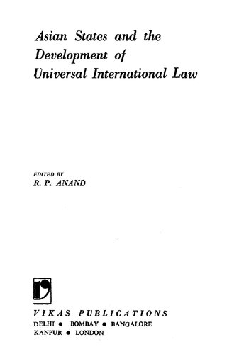 ﻿کشورهای آسیایی و توسعه حقوق بین الملل جهانی