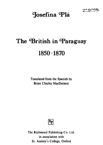 ﻿انگلیسی ها در پاراگوئه 1850-1870