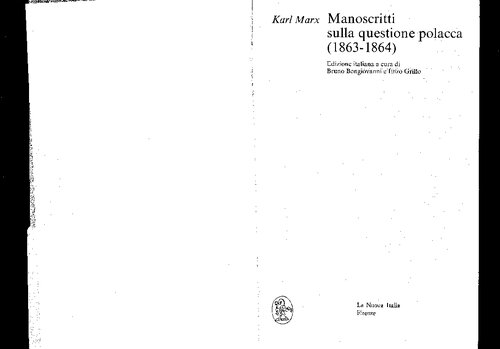 ﻿دست نوشته هایی در مورد مسئله لهستان (1863-1864)
