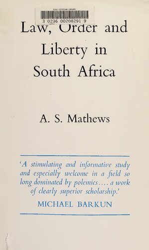 ﻿قانون، نظم و آزادی در آفریقای جنوبی