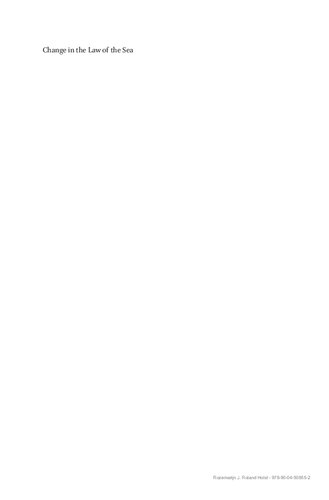 ﻿تغییر در قانون دریا: زمینه، مکانیسم ها و عمل