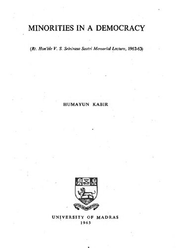 ﻿اقلیت ها در یک دموکراسی