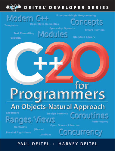 ﻿C 20 for Programmers: An Objects-Natural Approach