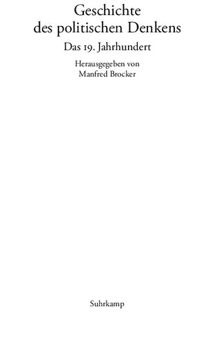 ﻿تاریخ اندیشه سیاسی قرن 19