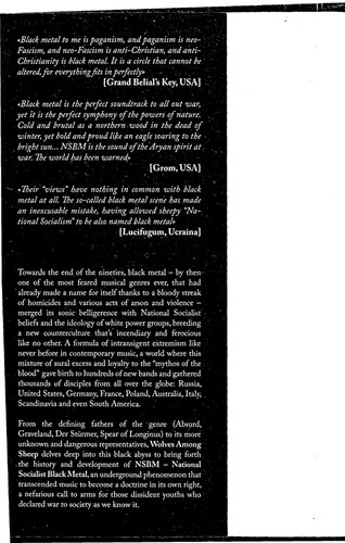 ﻿گرگ‌ها در میان گوسفند: تاریخچه و ایدئولوژی بلک متال ملی سوسیالیستی