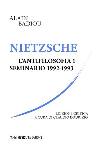 ﻿نیچه سمینار Antiphilosophy 1 1992-1993