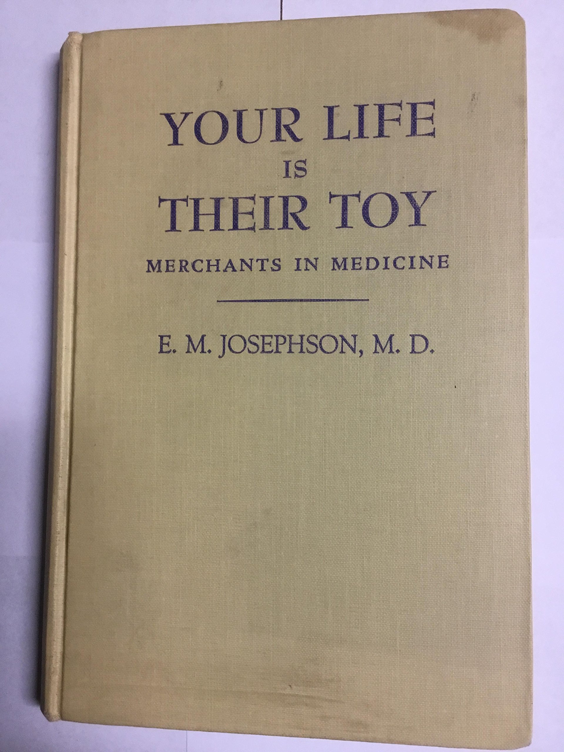 ﻿زندگی شما اسباب بازی آنهاست: بازرگانان در پزشکی