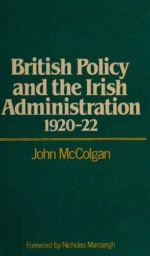 ﻿سیاست بریتانیا و اداره ایرلند، 1920-22