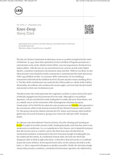 ﻿جهان آزاد چرا یک بحران در غرب فرصت زمان ما را آشکار می کند اثر تیموتی گارتون اش