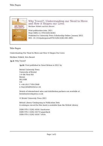 ﻿چرا سفر؟ درک نیاز ما به حرکت و اینکه چگونه به زندگی ما شکل می دهد