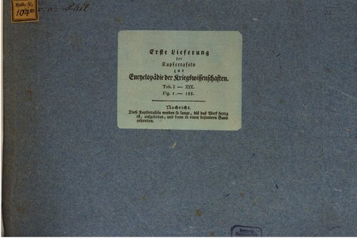 ﻿اولین تحویل صفحات مسی برای دایره المعارف علوم جنگ / برگه I - XIX، شکل 1 - 188