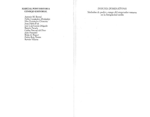 ﻿INSIGNIA DOMINATIONIS نمادهای قدرت و رتبه امپراتور روم در اواخر دوران باستان