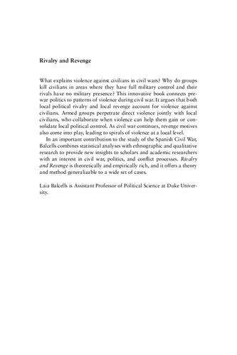 ﻿رقابت و انتقام: سیاست خشونت در طول جنگ داخلی
