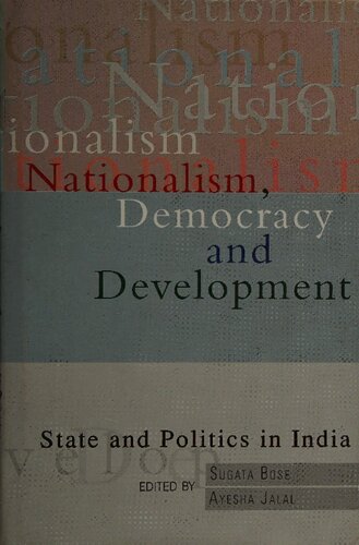 ﻿ناسیونالیسم، دموکراسی و توسعه: دولت و سیاست در هند