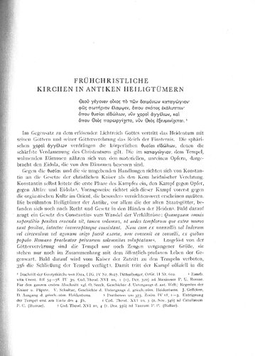 ﻿Frühchristliche Kirchen در آنتیکن Heiligtümern