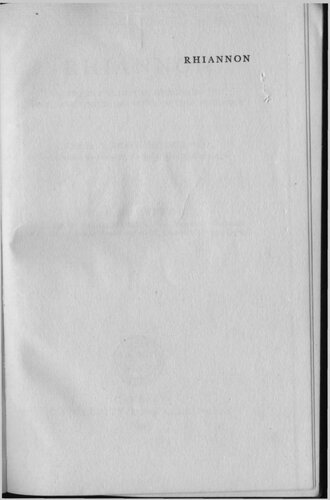 ﻿ریانون: تحقیق در مورد منشأ شاخه های اول و سوم Mabinogi