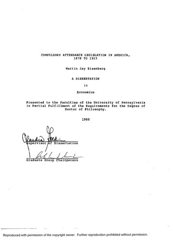 ﻿[پایان نامه] قانون حضور اجباری در آمریکا، 1870 تا 1915