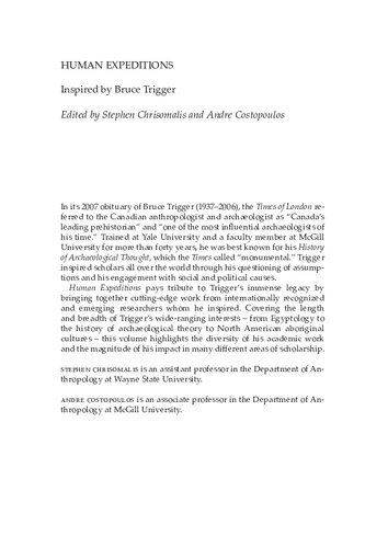 ﻿اکسپدیشن های انسانی: با الهام از بروس تریگر