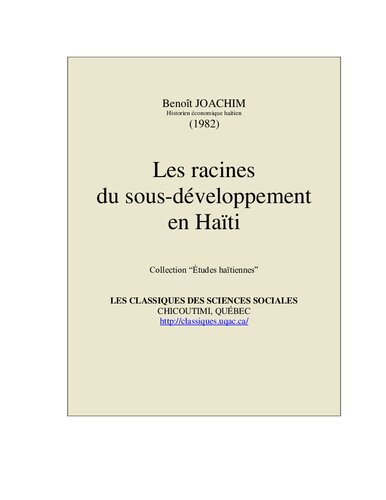 ﻿ریشه های توسعه نیافتگی در هائیتی