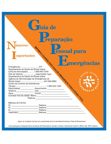 ﻿راهنمای آمادگی اضطراری شخصی