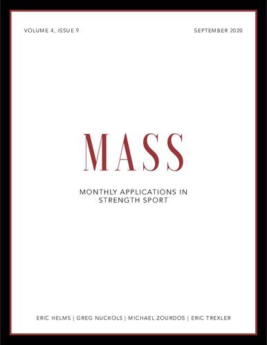 ﻿MASS - جلد 4 - شماره 9 (کاربردهای ماهانه در ورزش های قدرتی)