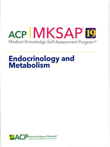 ﻿MKSAP 19 غدد درون ریز و متابولیسم