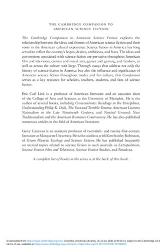 ﻿همراه کمبریج با داستان های علمی آمریکا