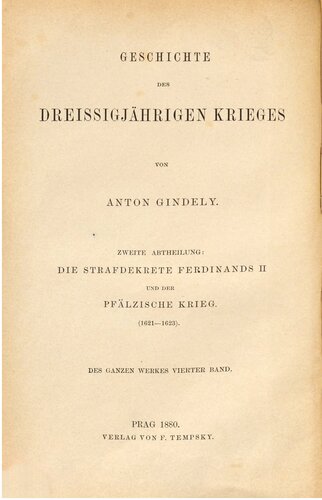 ﻿احکام جزایی فردیناند دوم و جنگ پالاتینات (1621-1623)