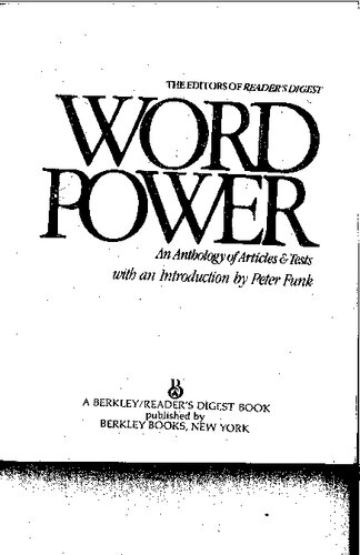 ﻿ویراستاران خواننده Digest - Word Power (به درستی بریده و نشانه گذاری شده)