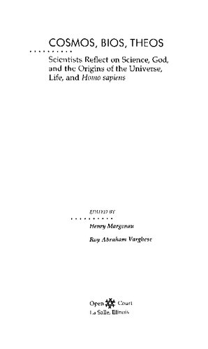 ﻿کیهان، بیوس، تئوس: دانشمندان درباره علم، خدا، و خاستگاه جهان، زندگی و انسان خردمند تأمل می‌کنند.