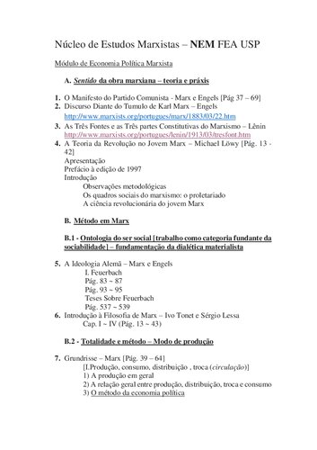 ﻿برنامه پایه اقتصاد مارکسیستی