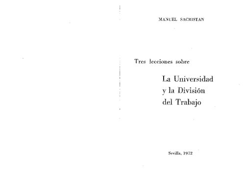 ﻿دانشگاه و تقسیم کار