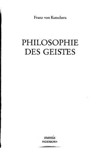 ﻿Philosophie des Geistes