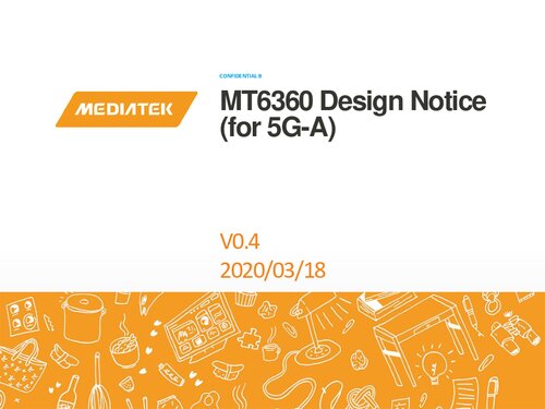 ﻿اعلامیه طراحی MT6360 (برای 5G-A)