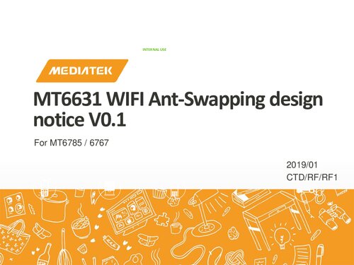 ﻿اطلاعیه طراحی MT6631 WIFI Ant-Swapping (برای MT6785، MT6767)