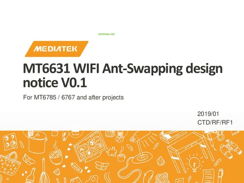 ﻿اطلاعیه طراحی MT6631 WIFI Ant-Swapping (برای MT6785، MT6767 و بعد از آن)
