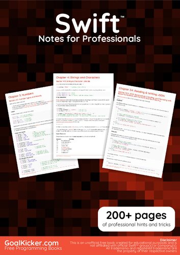 ﻿کتاب Swift™ Notes for Professionals