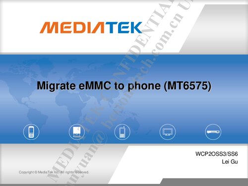 ﻿MT6575 eMMC را به تلفن منتقل کنید
