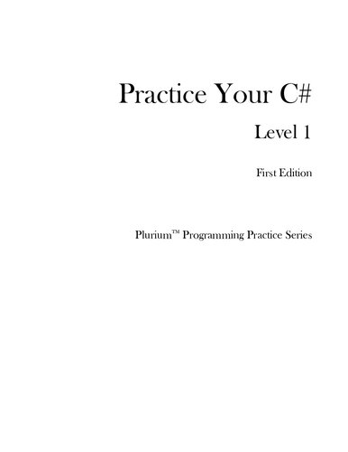 ﻿C# سطح 1 خود را تمرین کنید