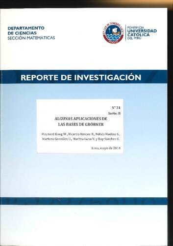 ﻿برخی از کاربردهای پایه های گروبنر