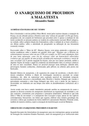 ﻿آنارشیسم از پرودون تا مالاتستا