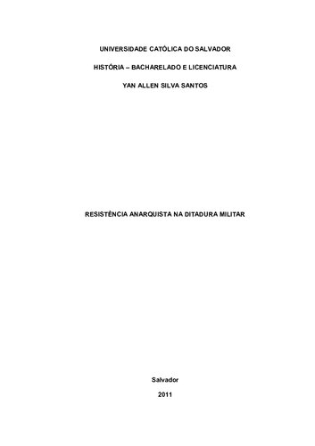 ﻿مقاومت آنارشیستی در دیکتاتوری نظامی