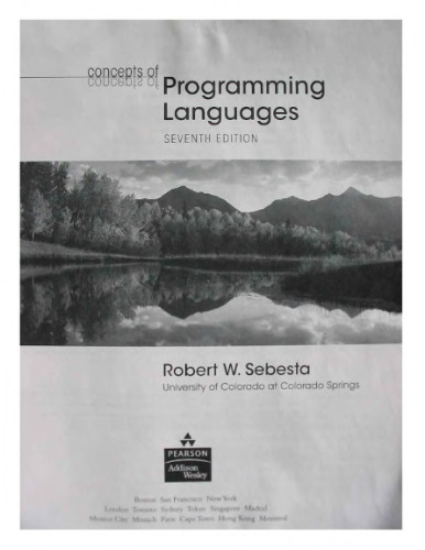 مفاهیم زبان های برنامه نویسی