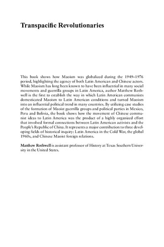 ﻿انقلابیون پاسیفیک: انقلاب چین در آمریکای لاتین