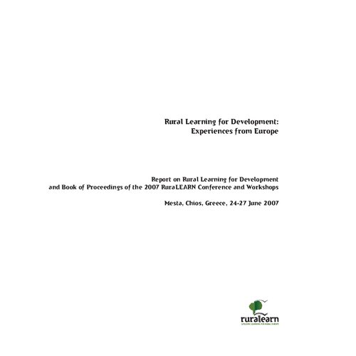 ﻿آموزش روستایی برای توسعه: تجربیات اروپا