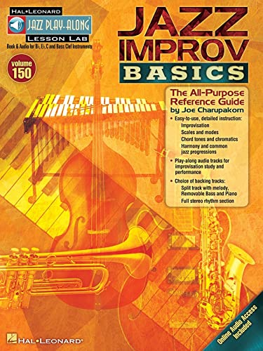 ﻿Jazz Improv Basics: The All-Purpose Reference Guide Jazz Play-Along, Vol. 150