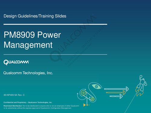 ﻿مدیریت انرژی PM8909