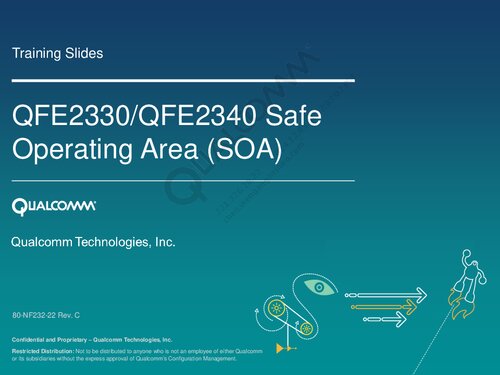 ﻿QFE 2330/QFE 2340 Safe Operating Area (SPA)